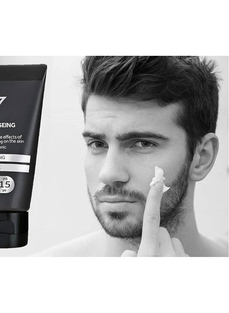 Boots No.7 No7 Men Anti Ageing Balm 50ml with SPF 15 - 50ml - Image 4